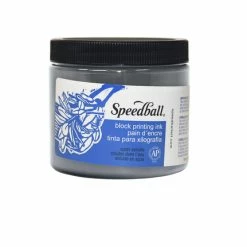 Hot Sale 🔥 Speedball Water Soluble Block Printing Ink, Silver, Pint ❤️