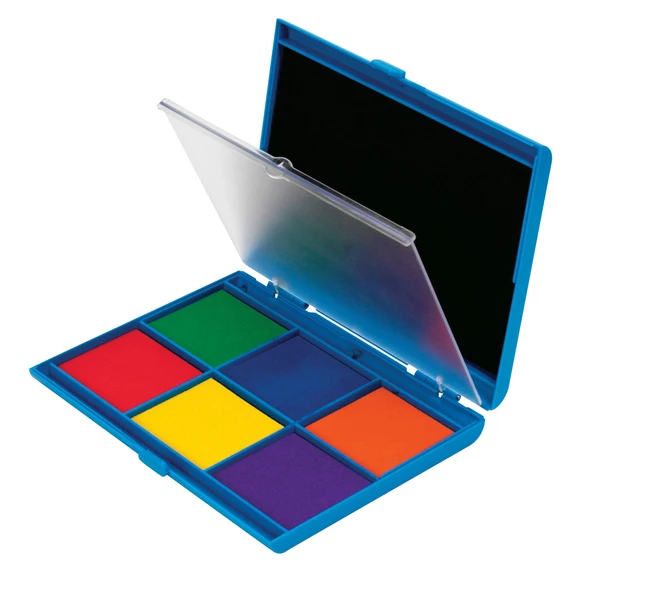 Flash Sale π― Learning Resources Washable Stamp Pad With Separator, 5 X 6-1/2 Inches, Assorted Color π