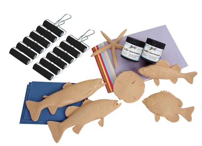 New π Sax Exclusive Sax Gyotaku Fish Print Classroom Pack, Assorted Sizes, 223 Pieces β€οΈ