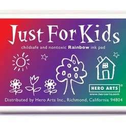 Cheapest 👍 Hero Arts Just For Kids Rainbow Non-Toxic Ink Pad, 3-3/4 X 2-1/4 Inches, Assorted Color 🛒