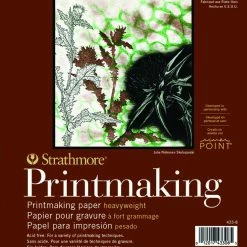 New ⭐ Strathmore 400 Series Printmaking Paper Pad, 8 X 10 Inches, 20 Sheets ⌛