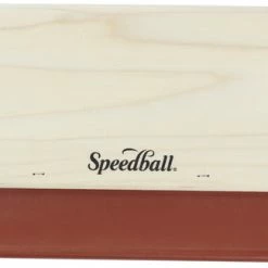 Best Sale 👏 Speedball Fabric Squeegee, Nitrile Blade 65 Durometer Red, 10 Inches 💯