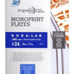 Brand new 🛒 Grafix IMPRESS Print Media Monoprint Plates, 5 X 7 Inches, Clear, Pack Of 24 😀