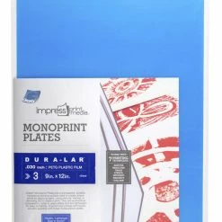 Wholesale ⭐ Grafix IMPRESS Print Media Monoprint Plates, 9 X 12 Inches, Clear, Pack Of 3 🎉