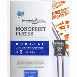 Deals 🌟 Grafix IMPRESS Print Media Monoprint Plates, 5 X 7 Inches, Clear, Pack Of 3 🎁