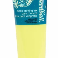 Best Pirce 👏 Speedball Water-Soluble Block Printing Ink, Process Yellow, 5 Ounces 🎉