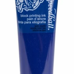 Coupon 😀 Speedball Water-Soluble Block Printing Ink, Process Cyan, 5 Ounces 🎁