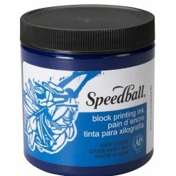 Best Pirce 💯 Speedball Water-Soluble Block Printing Ink, Process Cyan, 8 Ounces ✔️
