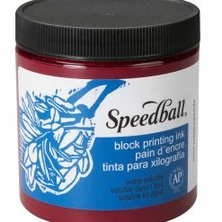 Hot Sale ❤️ Speedball Water-Soluble Block Printing Ink, Process Magenta, 8 Ounces 🎁