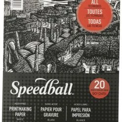 Discount ⭐ Speedball Printmaking Pad, 8-1/2 X 11 Inches, 20 Sheets 👏