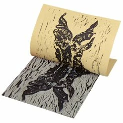 Deals ❤️ Speedball Red Baron Battleship Gray Unmounted Linoleum, 4 X 6 Inches 🛒