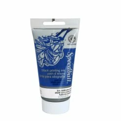 Outlet 😀 Speedball Water Soluble Block Printing Ink, Silver, 2-1/2 Ounces 👍