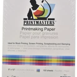 Flash Sale 😍 Speedball Block Printing Paper, 9 X 12 Inches, 70 Lb, 100 Sheets 🔥