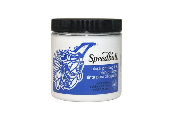 Deals βοΈ Speedball Water Soluble Block Printing Ink, White, 8 Ounces π
