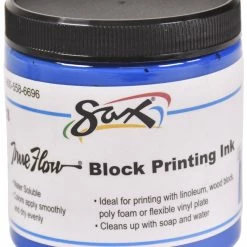 Best deal β¨ Sax True Flow Water Soluble Block Printing Ink, 8 Ounces, Primary Blue β€οΈ