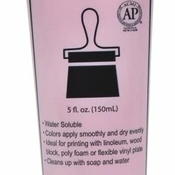 Promo 🔔 Sax True Flow Water Soluble Block Printing Ink, 5 Ounce Tube, Primary Red 🥰