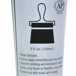 Cheap 🛒 Sax True Flow Water Soluble Block Printing Ink, 5 Ounce Tube, Black 🛒