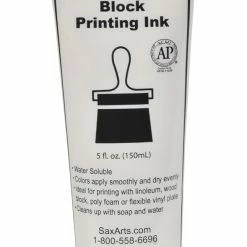 Deals 🔔 Sax True Flow Water Soluble Block Printing Ink, 5 Ounce Tube, Gold 🥰
